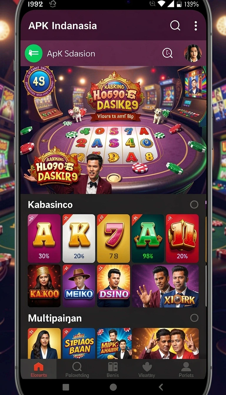 Beragam pilihan permainan menarik dalam aplikasi Aplikasi warnetslot Terbaru dan Terlengkap.